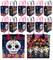 TINYMILLS Day of the Dead Gift Bags with Handles, 12-Pack, Dia de los Muertos Party Favor Bags